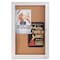 Quartet Cork Board W/Glass Door, 1 Door, 2'x3', Aluminum Frame QRT2363 - alternate 2